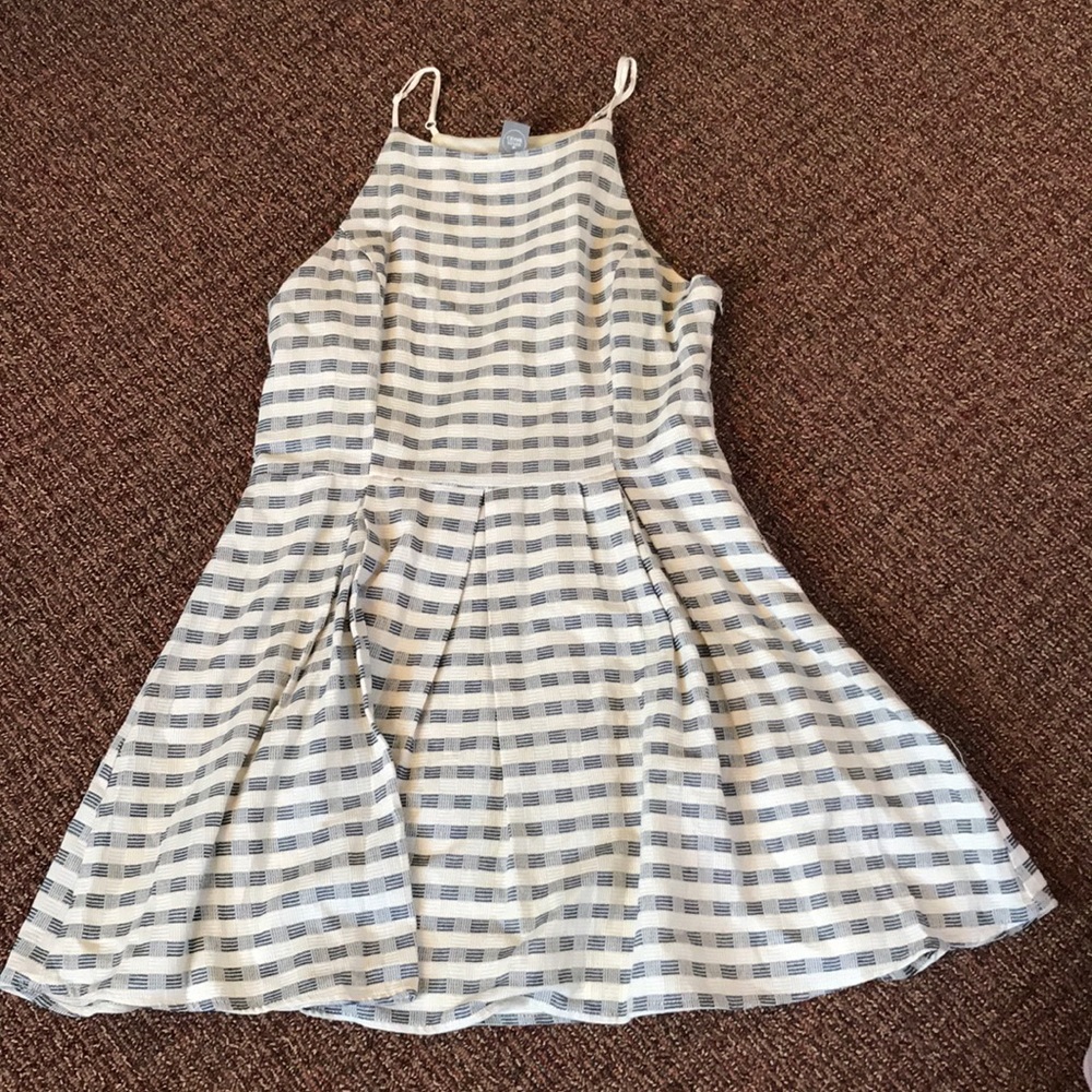 High neck dress